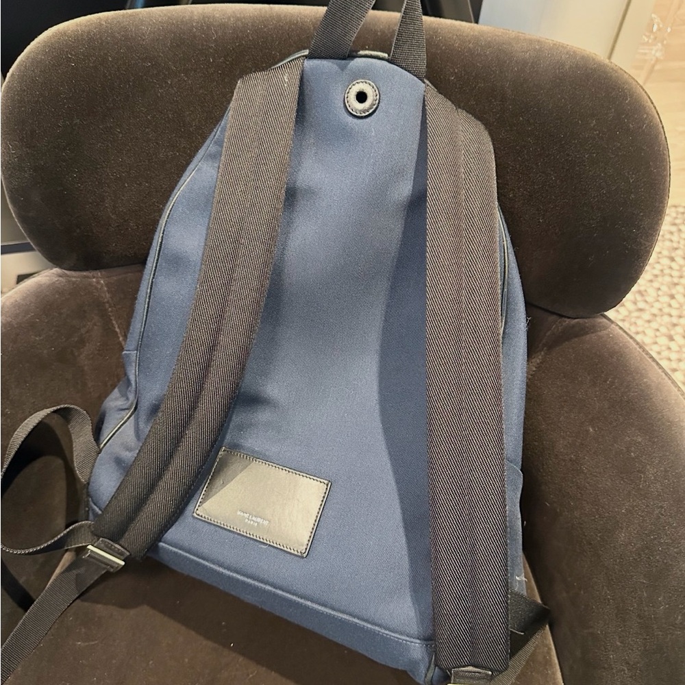 Men's Blue Backpack - Picture 2 of 3
